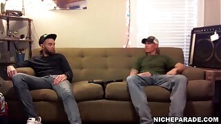NICHE PARADE - Hidden Cam Footage Of Two Straight Guys Beating Off In My Hostel