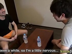 Japanese twinks bang ass