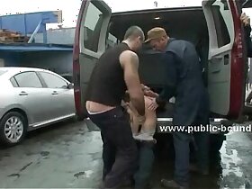 College boy punished by joyful colleague