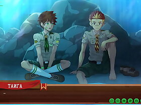 Game: Friends Camp path 2, part 23 - A genuine conversation with Taiga (russian voiceover)