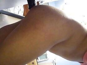 Cute latina tm in bra fuking herself in burnish apply bathroom