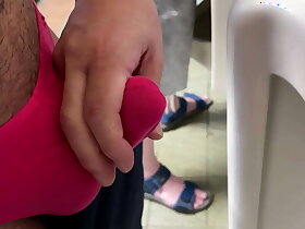 A Alms-man GIVE ME A HANDJOB With the addition of I MAKE A HUGE LOAD IN PUBLIC Men's room