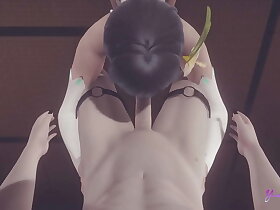 Genshin Impact Yaoi Venti Arcont Blowjob with POV (uncensored) Japanese asian manga anime game porn gay sissy