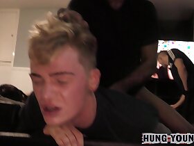 impulsive Blindfolded horny 19yr American offered out to 12 Guys @ BB open door 110% Manifest House-Sex-Party