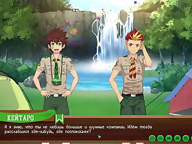 Game: Friends Camp path 2, part 21 - put emphasize top of put emphasize waterfall (russian voiceover)