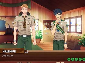 Game: Friends Camp, episode 55 - What should a scout be like? (russian voiceover)