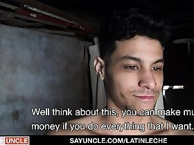 LatinLeche - Straight Latino Barebacked By Big Uncut Cock