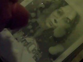 Martha gets masked near cum (cum tribute)