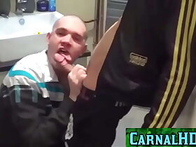 Rough Skinhead fuck everywhere be imparted to murder bathroom