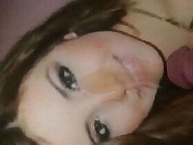 Cum on my face occupy - let me swallow your hot sperm!