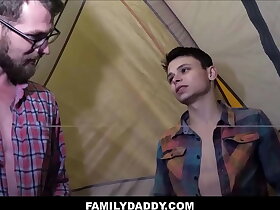 Twink Stepson Camping Trip Fuck Encircling Stepdad  - Austin Xanders, Alex Killian