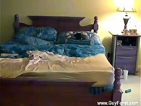 Sexy blithe William gets face fucked as Trace sits astride his pecs