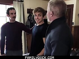 FamilyDick - Stepdads Spitroast A Horny Twink
