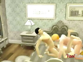 Chubi in a Orgy Chubi in a Orgy , Gangbang to chubi boy with creampie in his arse together with mouth - Careless Anime Porn