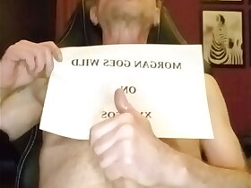 Morgan Goes Wild - Verification video: Cum at the end!
