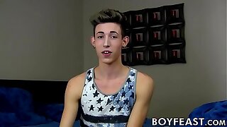 Horny twink Blake Mast gets to masturbate on good terms for real