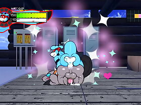 Oh So Hero [LGBT Hentai PornPlay] Ep.4 footjob on touching make him cum twice