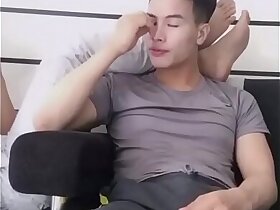 Asian Horny guy on live